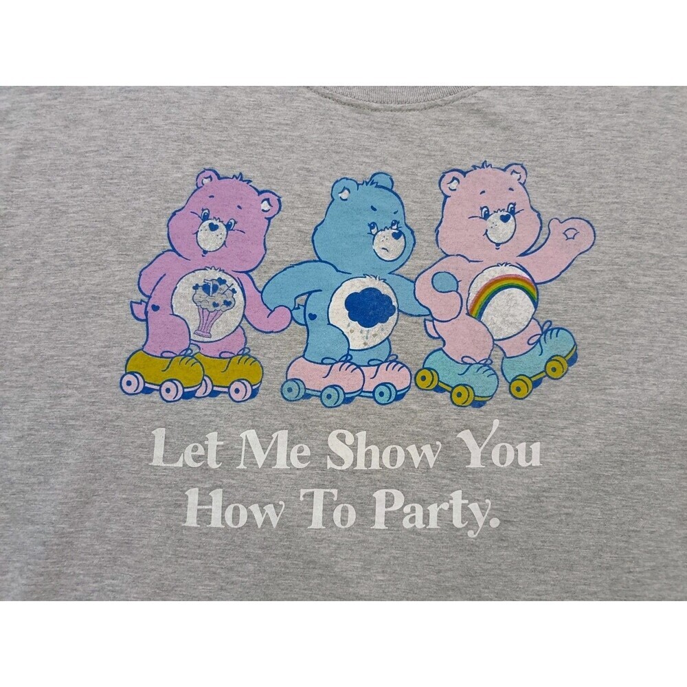 Care Bears T-Shirt Men's 2XL Gray Short Sleeve - Picture 2 of 6